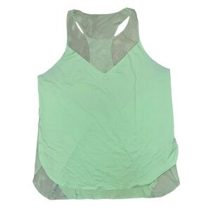 Athleta light green sheer tank top women’s size medium